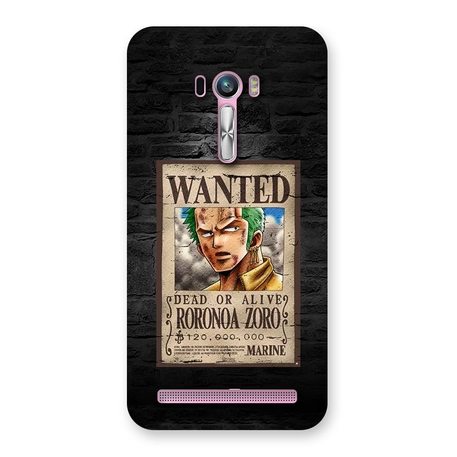 Zoro Wanted Back Case for Zenfone Selfie