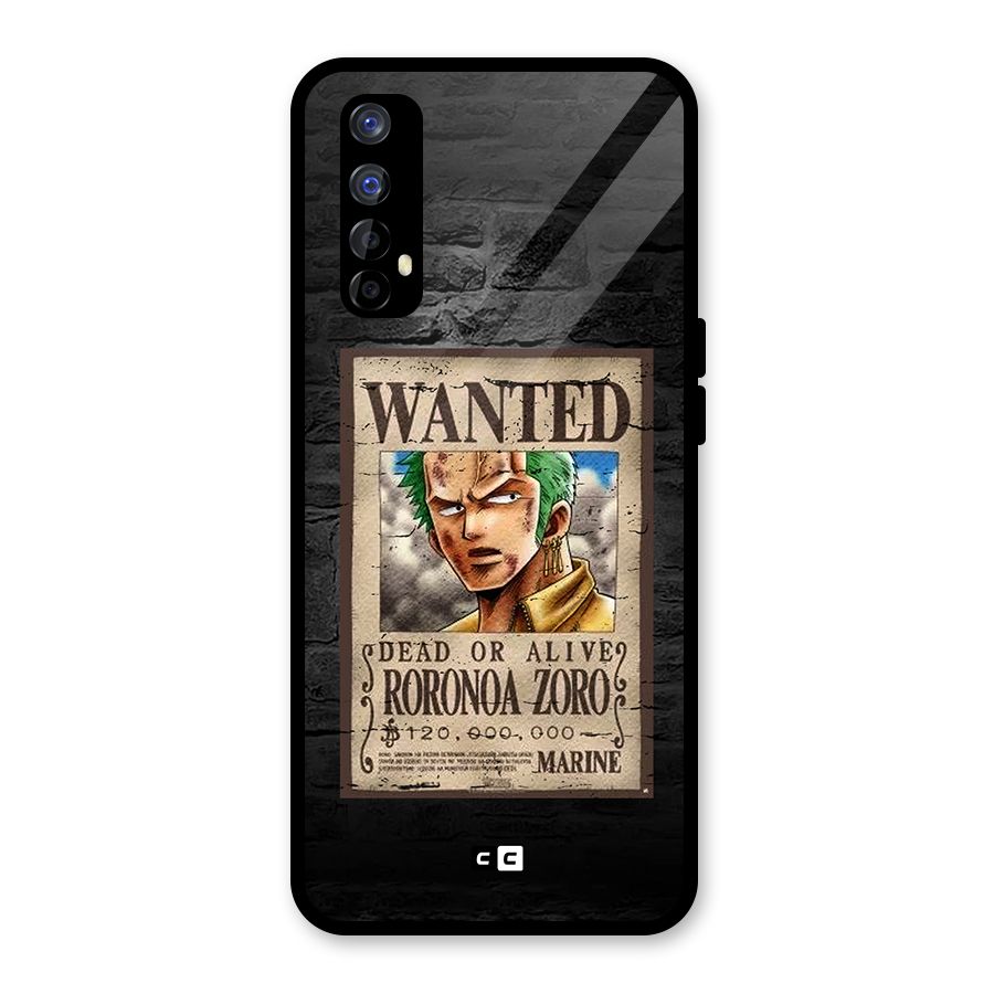 Zoro Wanted Glass Back Case for Realme Narzo 20 Pro