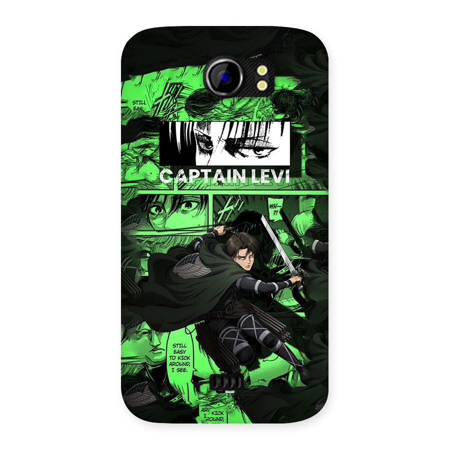 captain Levi Stance Back Case for Canvas 2 A110
