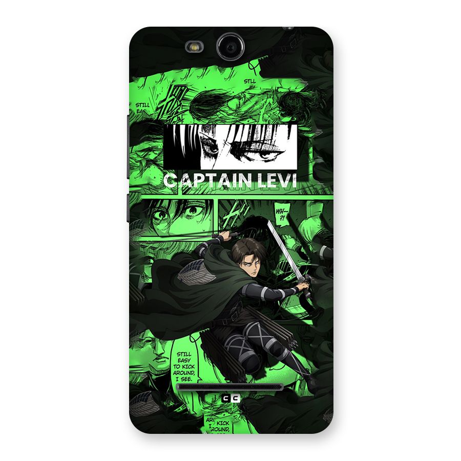 captain Levi Stance Back Case for Canvas Juice 3 Q392