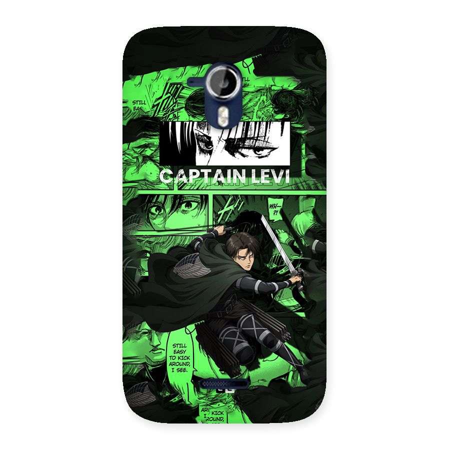 captain Levi Stance Back Case for Canvas Magnus A117