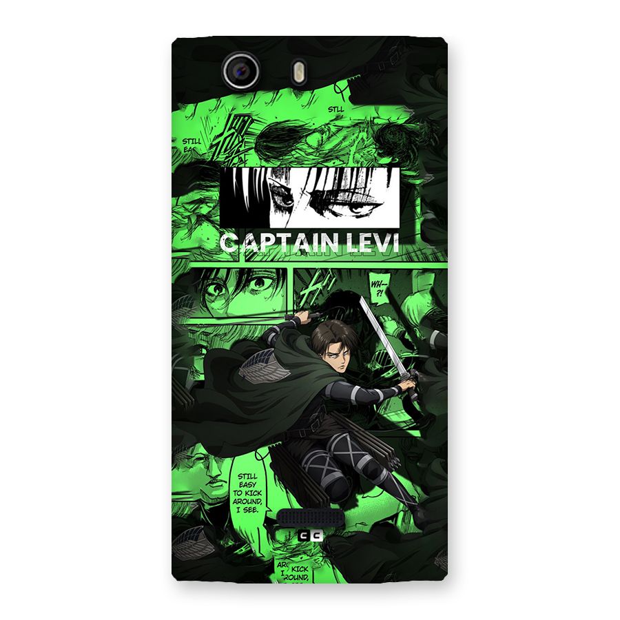 captain Levi Stance Back Case for Canvas Nitro 2 E311