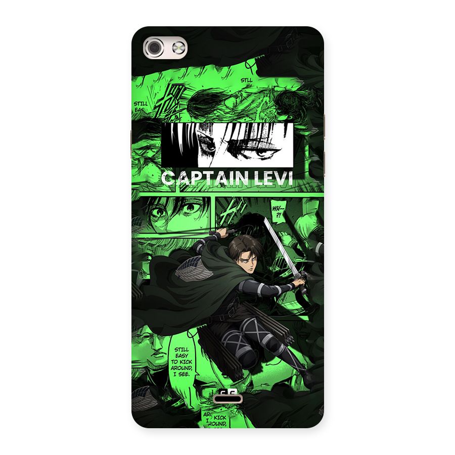 captain Levi Stance Back Case for Canvas Silver 5