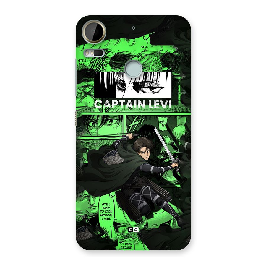 captain Levi Stance Back Case for Desire 10 Pro