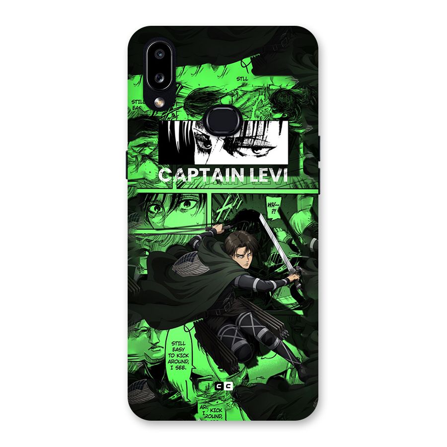 captain Levi Stance Back Case for Galaxy A10s