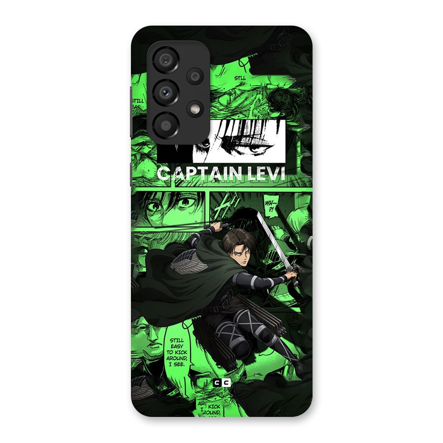 captain Levi Stance Back Case for Galaxy A33 5G