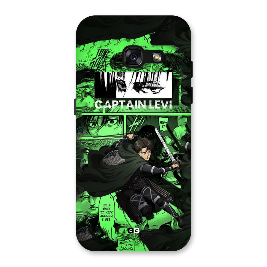 captain Levi Stance Back Case for Galaxy A3 (2017)
