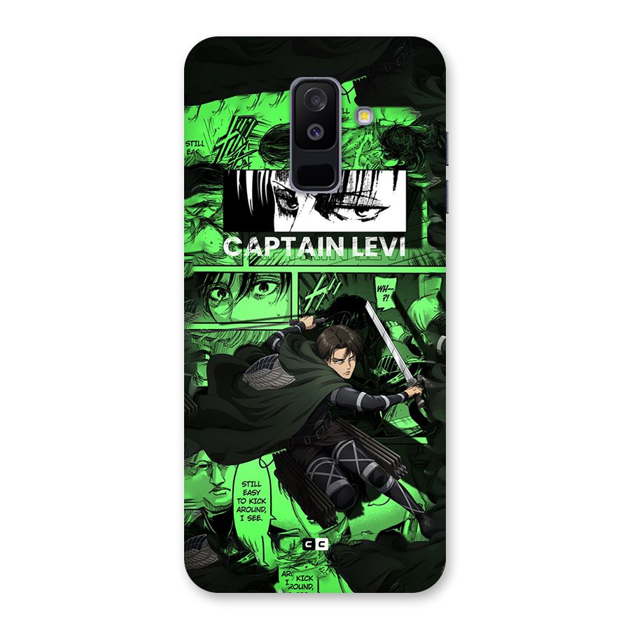 captain Levi Stance Back Case for Galaxy A6 Plus