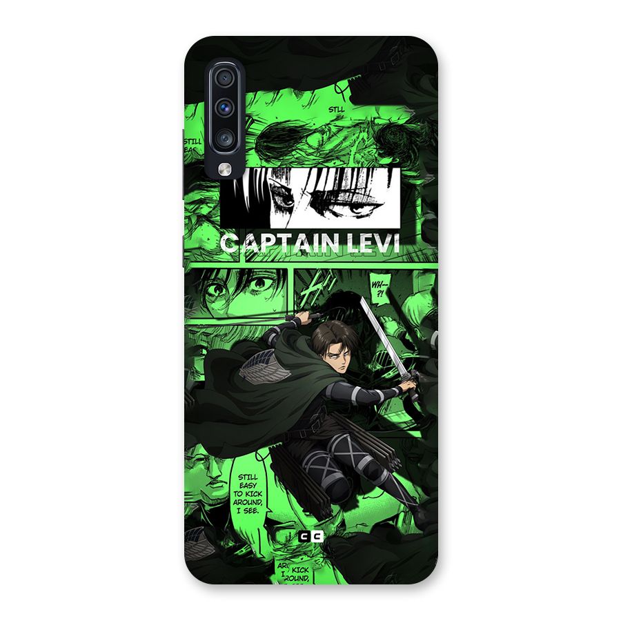 captain Levi Stance Back Case for Galaxy A70