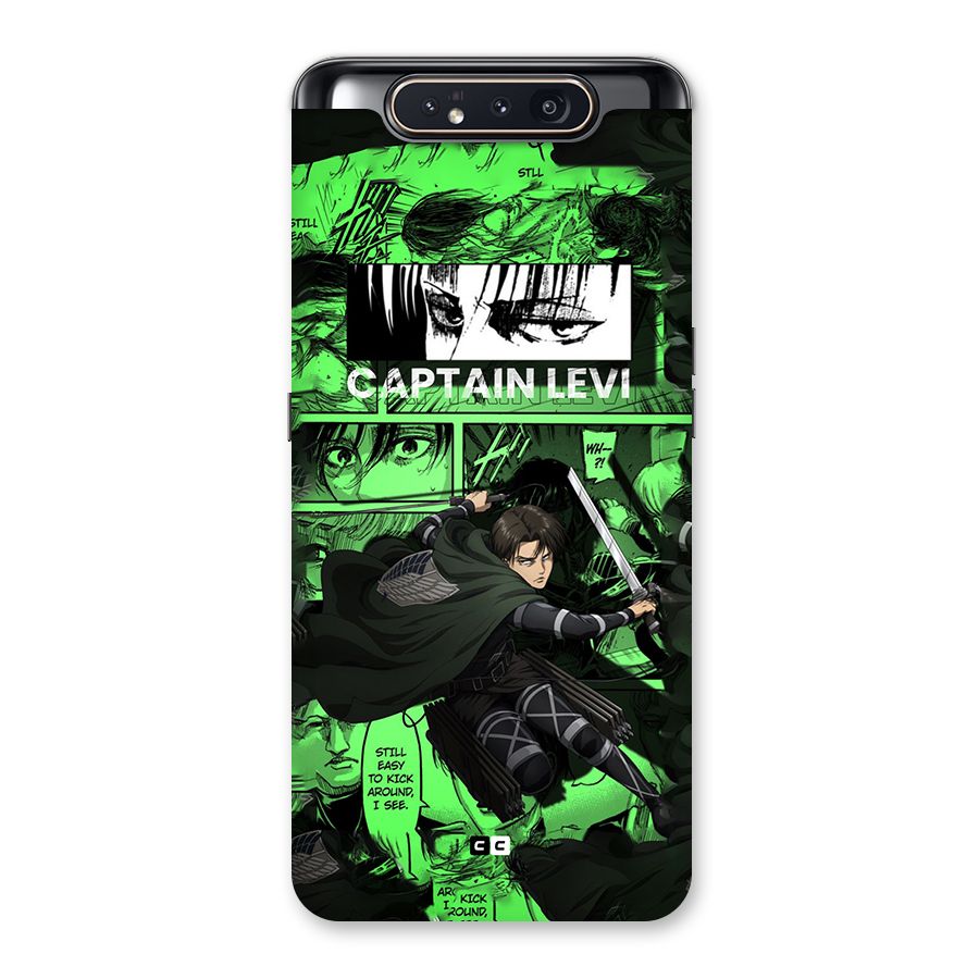 captain Levi Stance Back Case for Galaxy A80