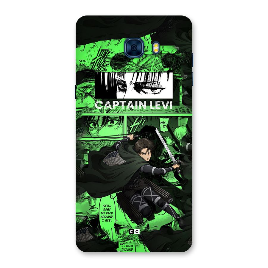 captain Levi Stance Back Case for Galaxy C7 Pro