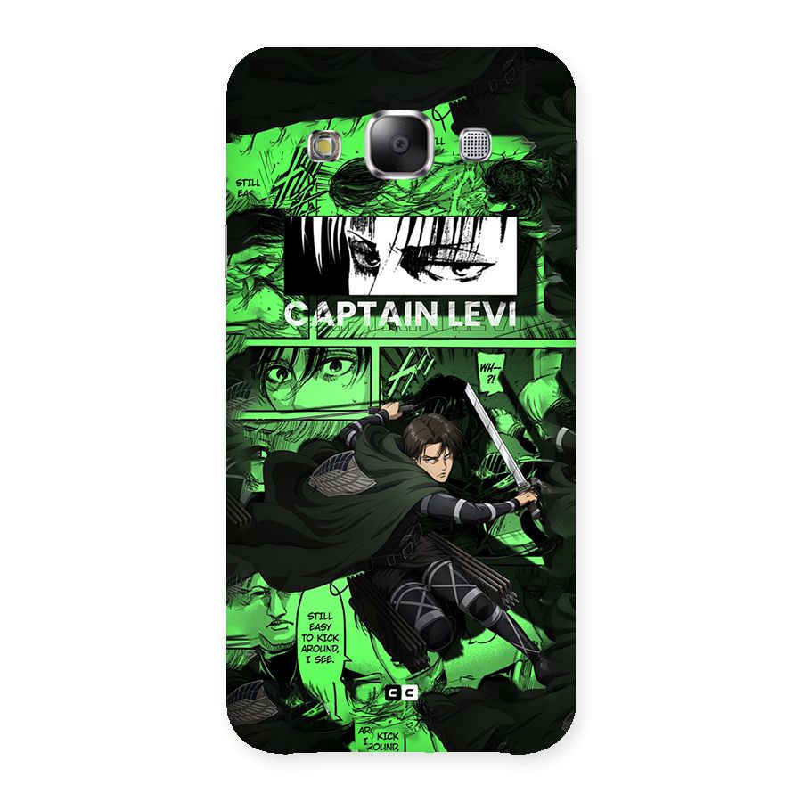 captain Levi Stance Back Case for Galaxy E5