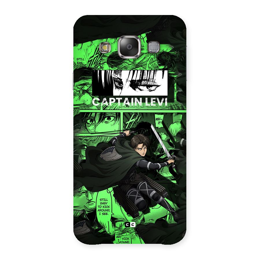 captain Levi Stance Back Case for Galaxy E7