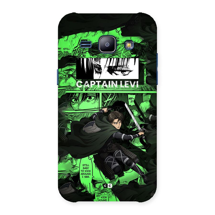 captain Levi Stance Back Case for Galaxy J1