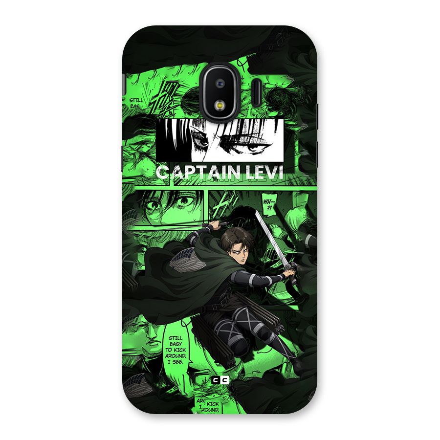 captain Levi Stance Back Case for Galaxy J2 Pro 2018