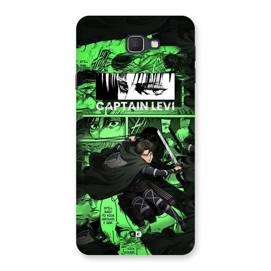 captain Levi Stance Back Case for Galaxy J7 Prime