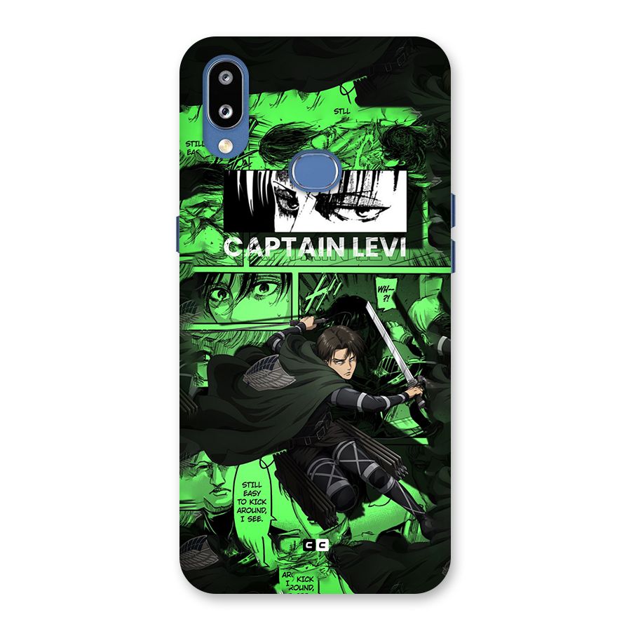 captain Levi Stance Back Case for Galaxy M01s