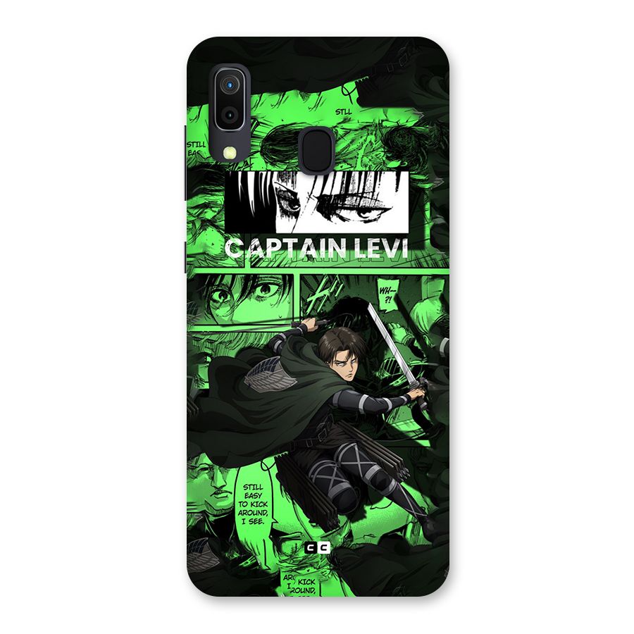 captain Levi Stance Back Case for Galaxy M10s