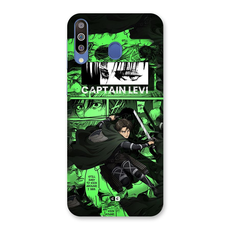 captain Levi Stance Back Case for Galaxy M30
