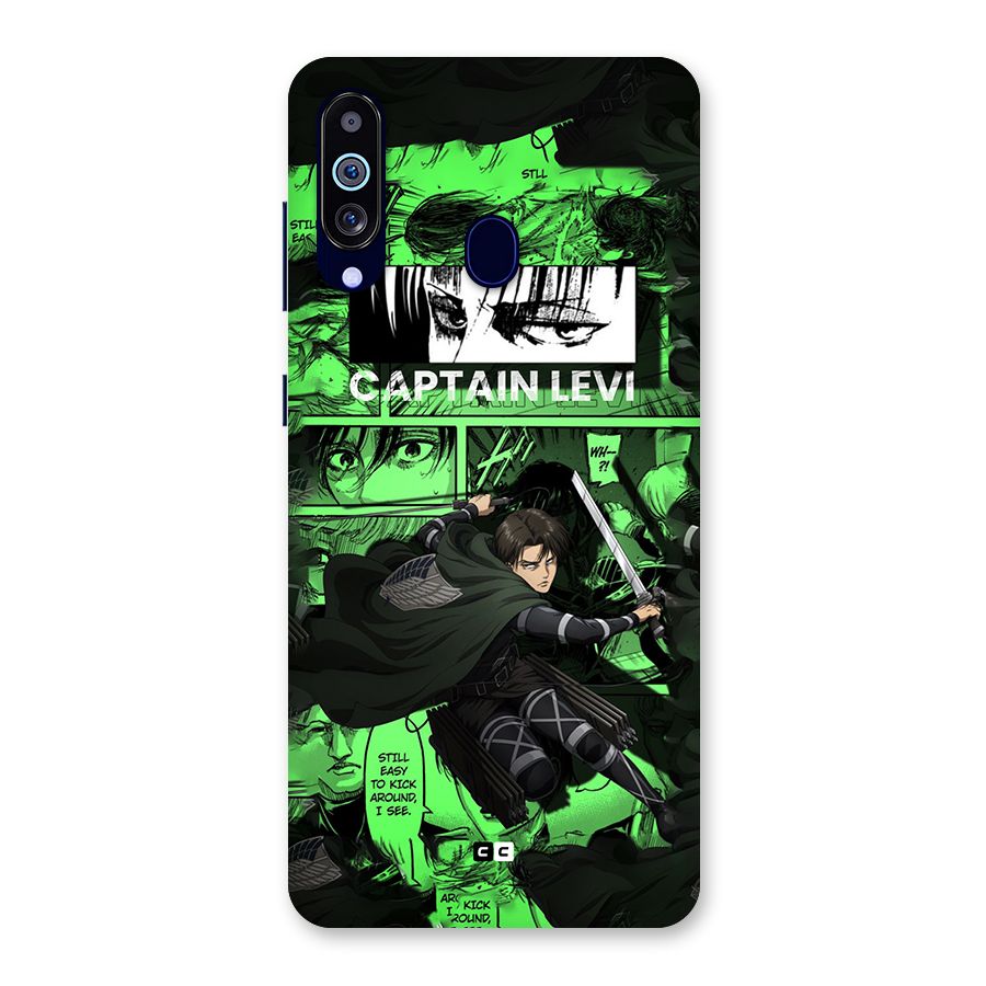 captain Levi Stance Back Case for Galaxy M40