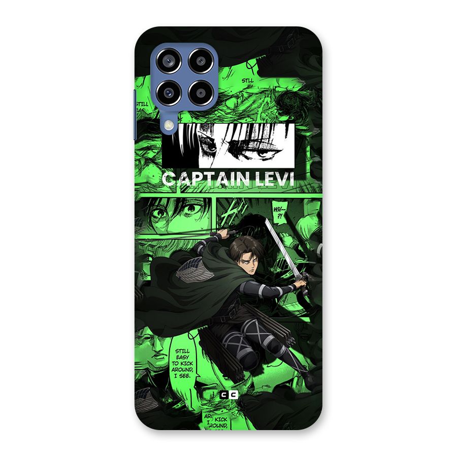 captain Levi Stance Back Case for Galaxy M53 5G