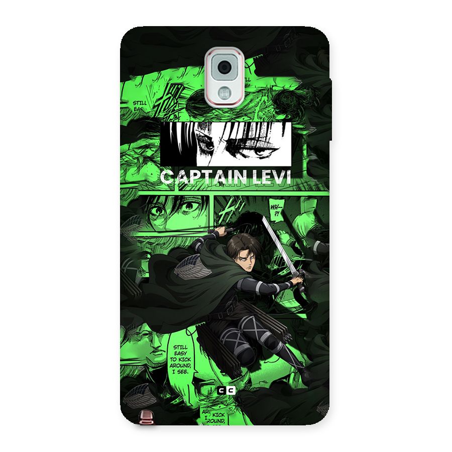 captain Levi Stance Back Case for Galaxy Note 3