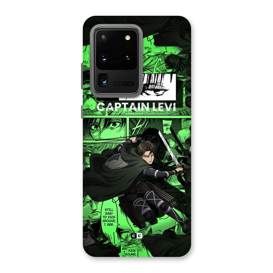 captain Levi Stance Back Case for Galaxy S20 Ultra
