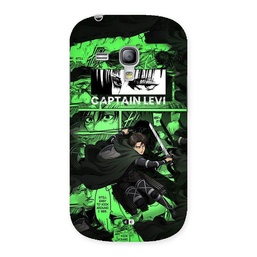 captain Levi Stance Back Case for Galaxy S3 Mini