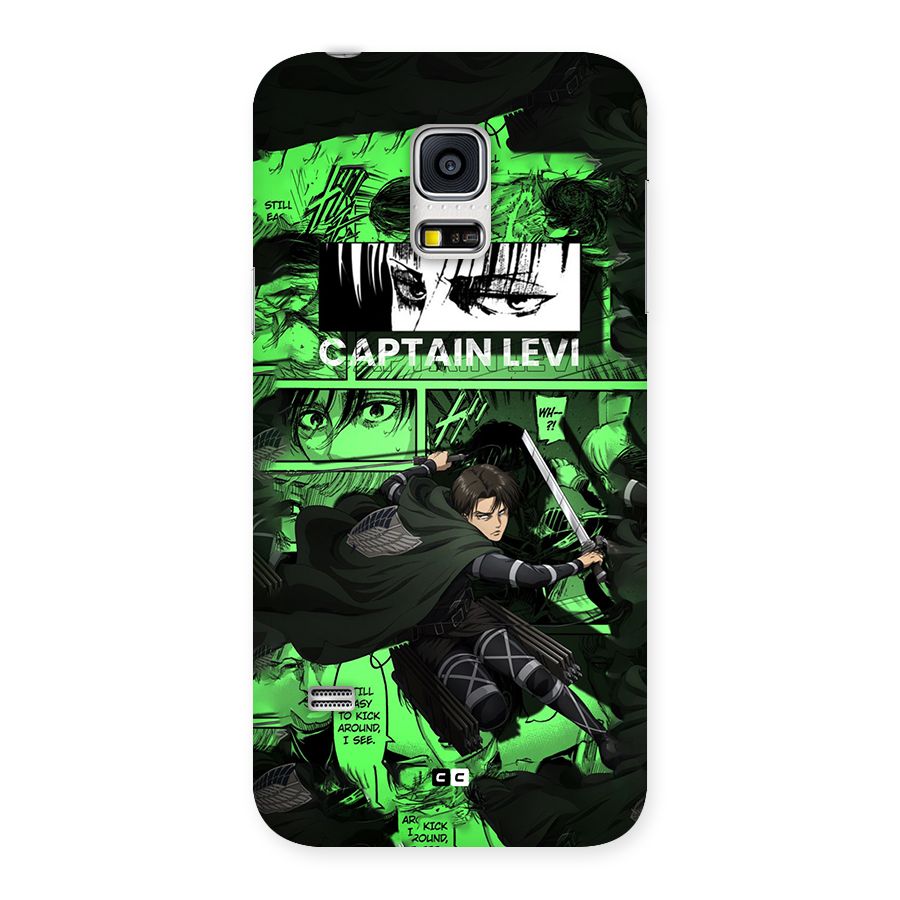 captain Levi Stance Back Case for Galaxy S5 Mini