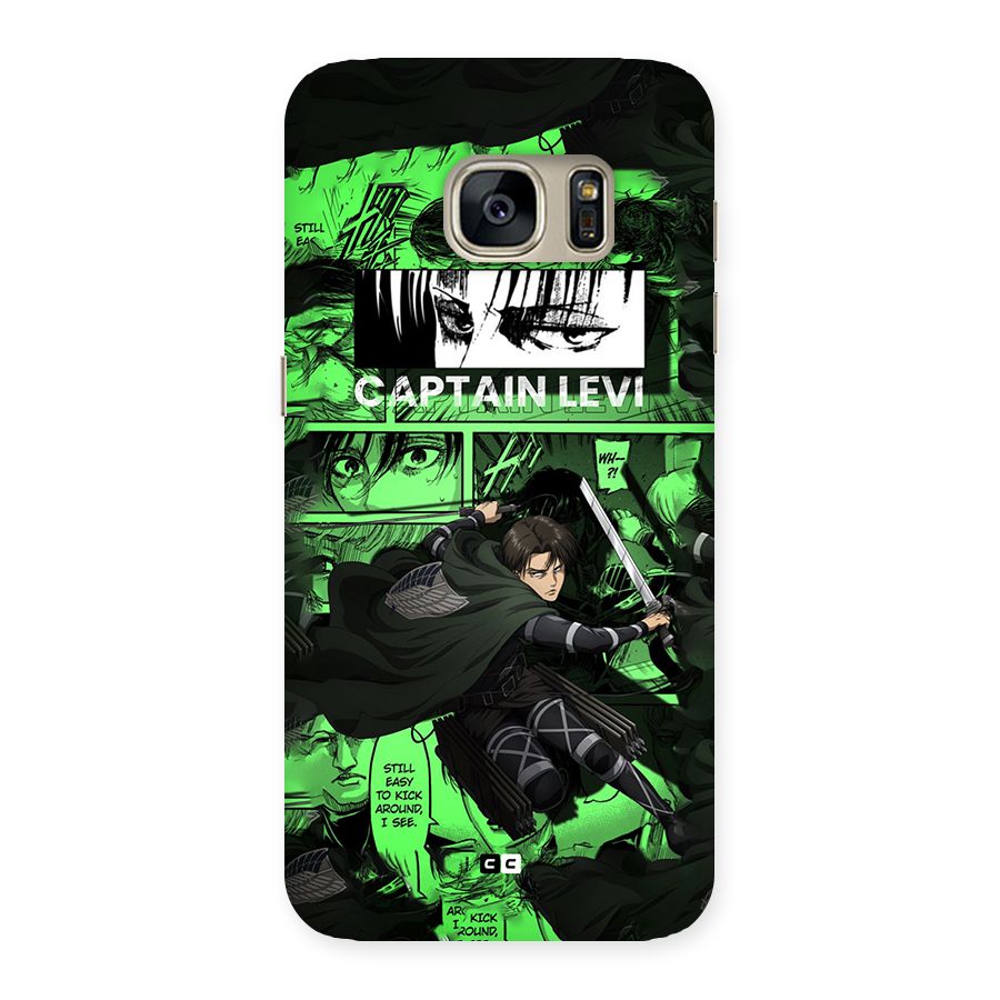 captain Levi Stance Back Case for Galaxy S7