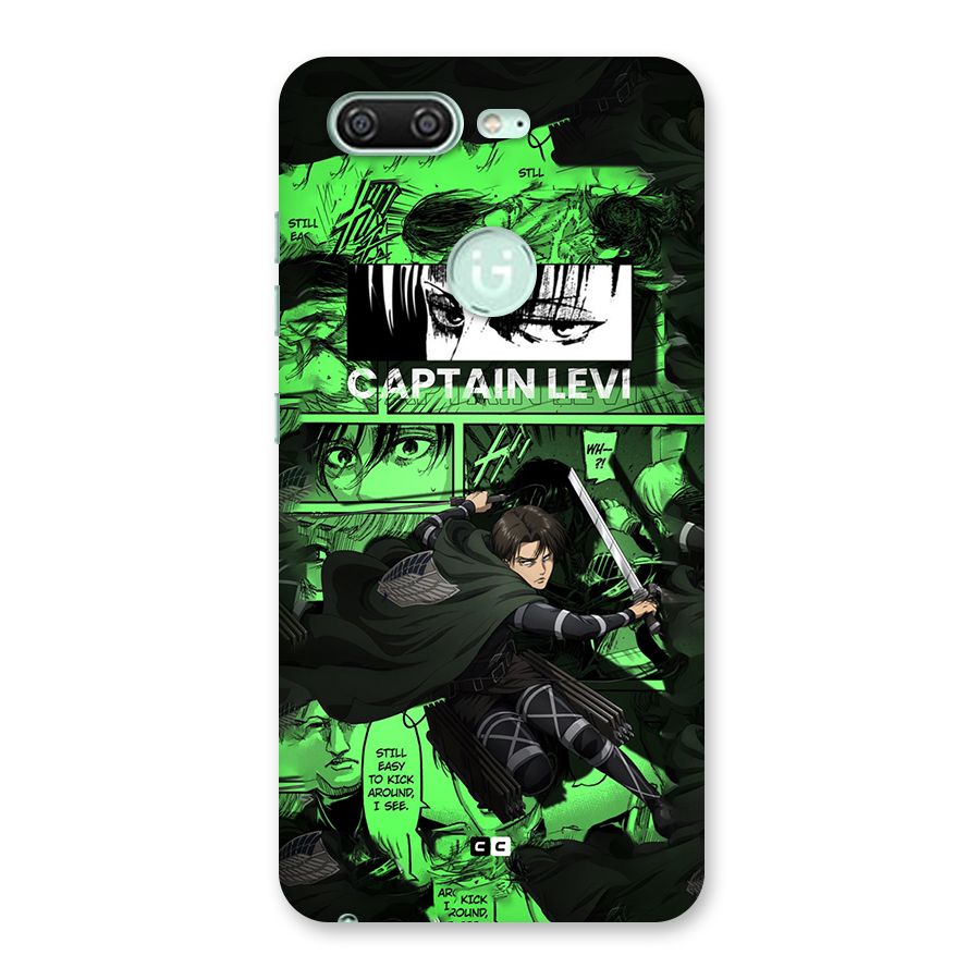 captain Levi Stance Back Case for Gionee S10