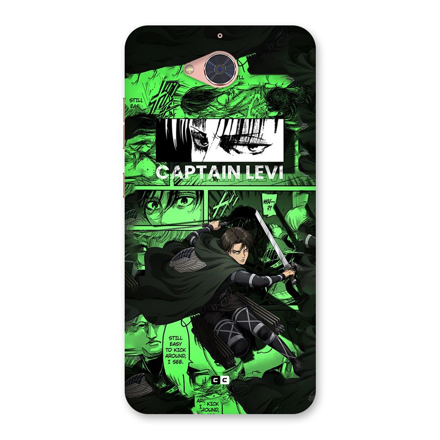 captain Levi Stance Back Case for Gionee S6 Pro