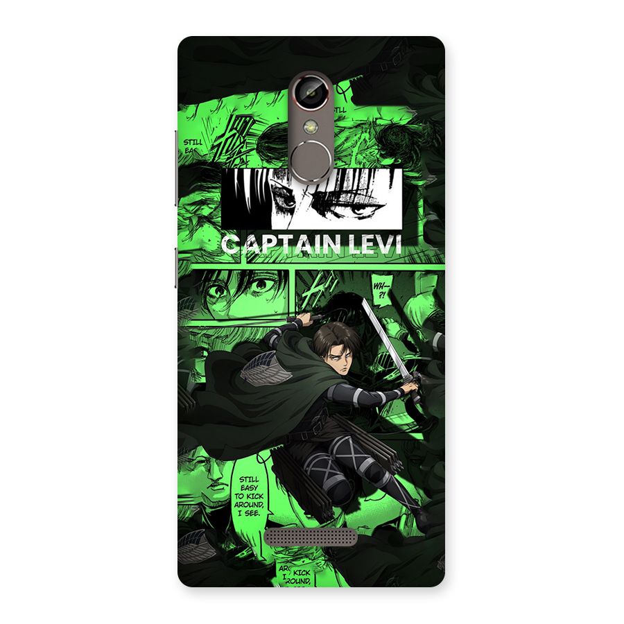 captain Levi Stance Back Case for Gionee S6s