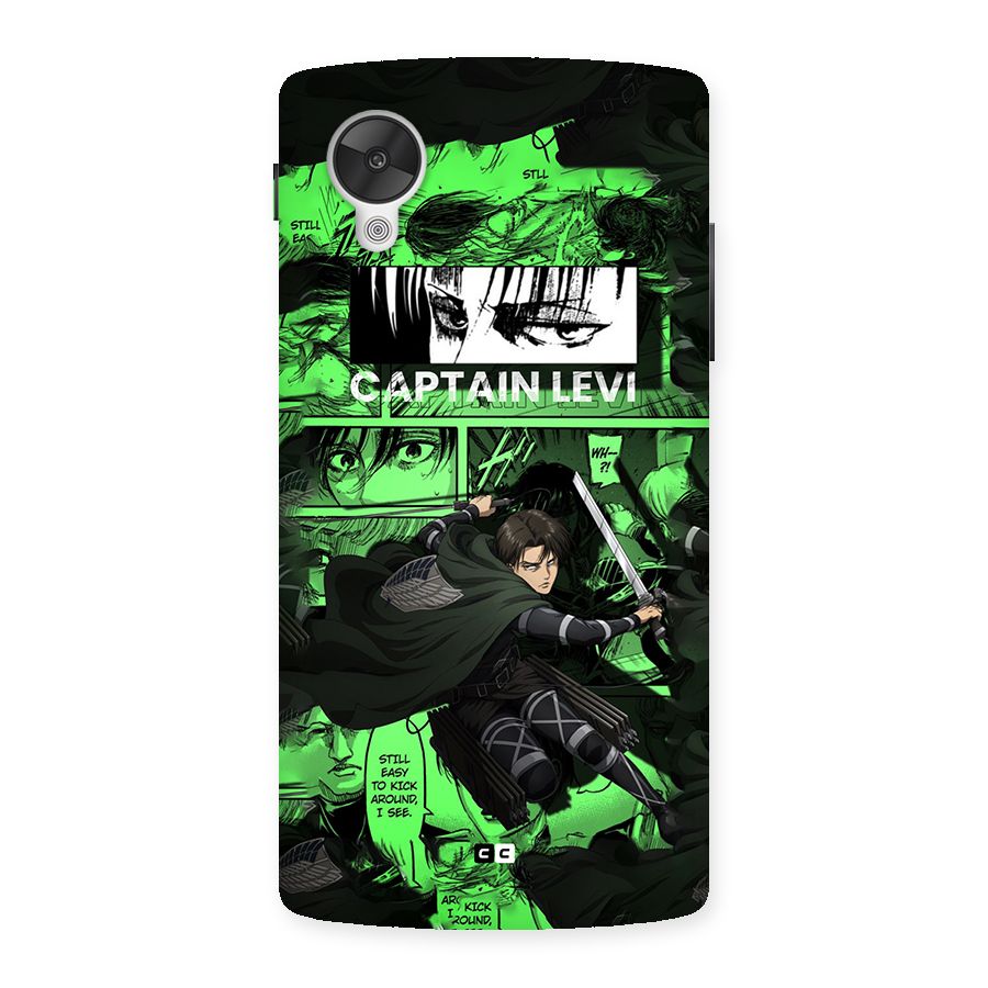 captain Levi Stance Back Case for Google Nexus 5