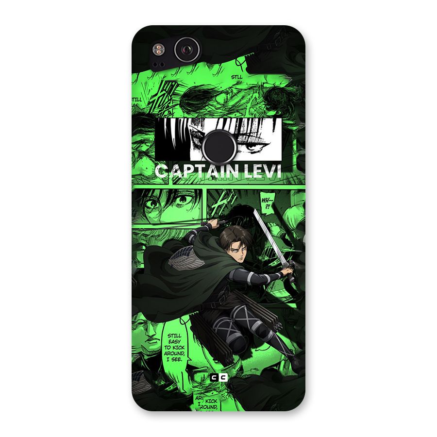captain Levi Stance Back Case for Google Pixel 2