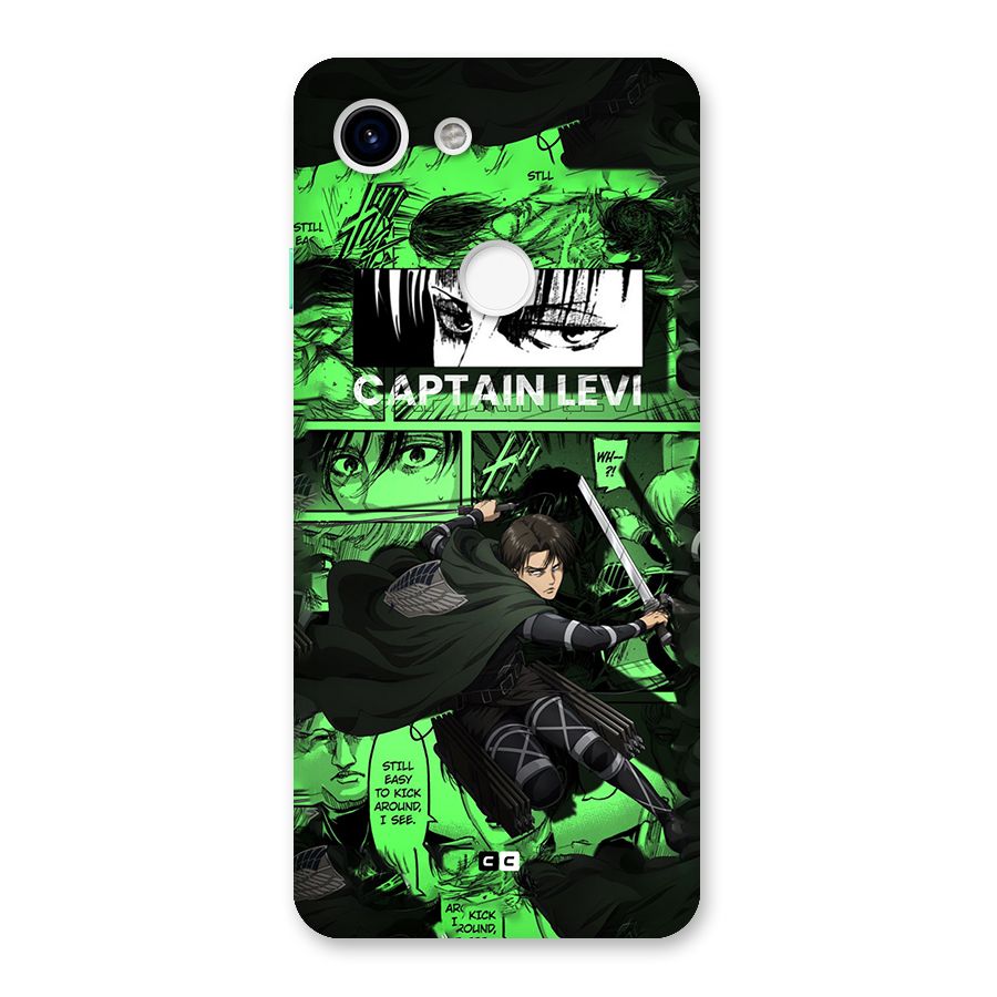 captain Levi Stance Back Case for Google Pixel 3