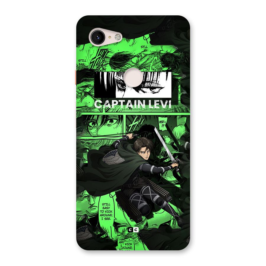 captain Levi Stance Back Case for Google Pixel 3 XL