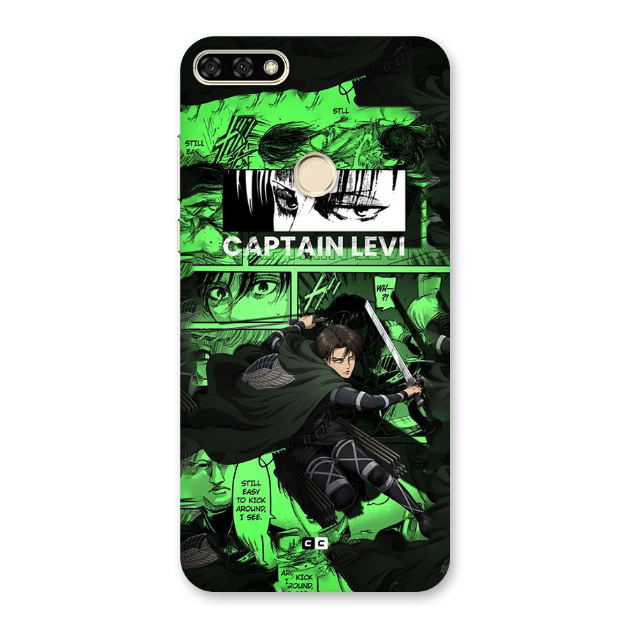captain Levi Stance Back Case for Honor 7A
