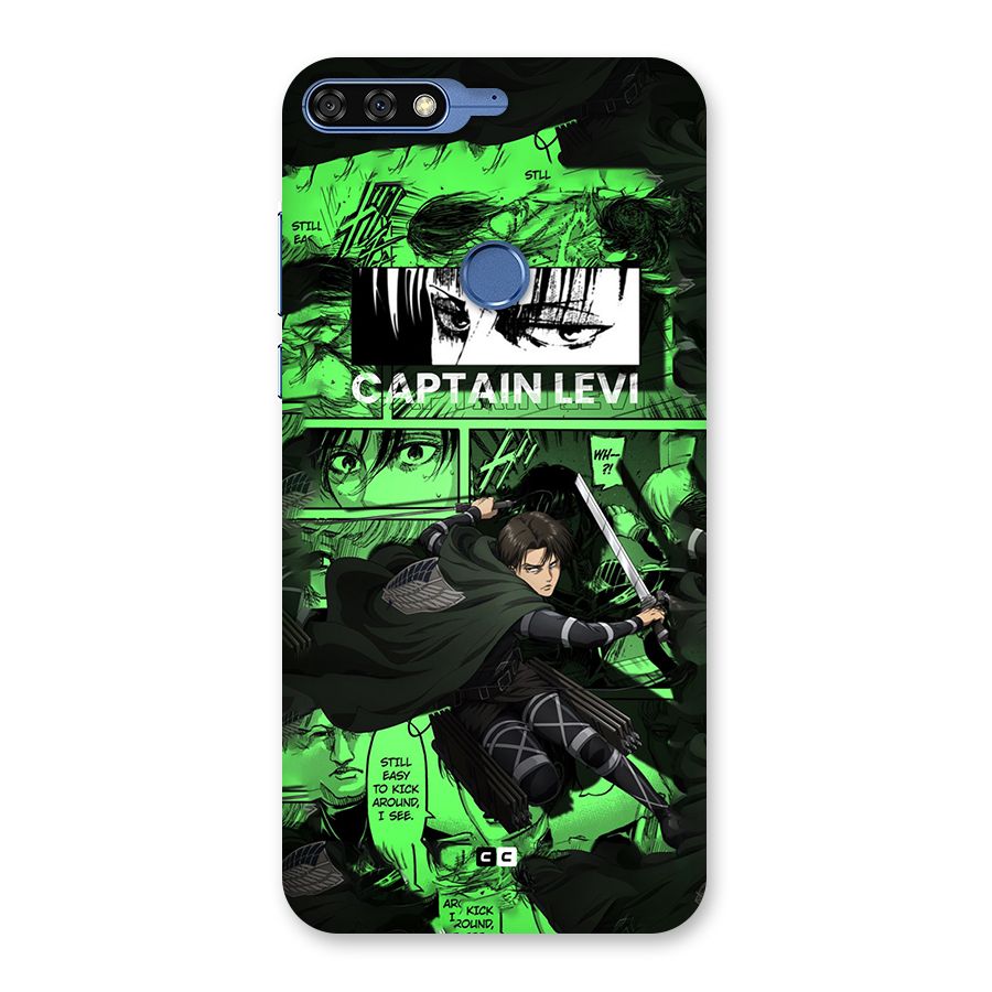captain Levi Stance Back Case for Honor 7C