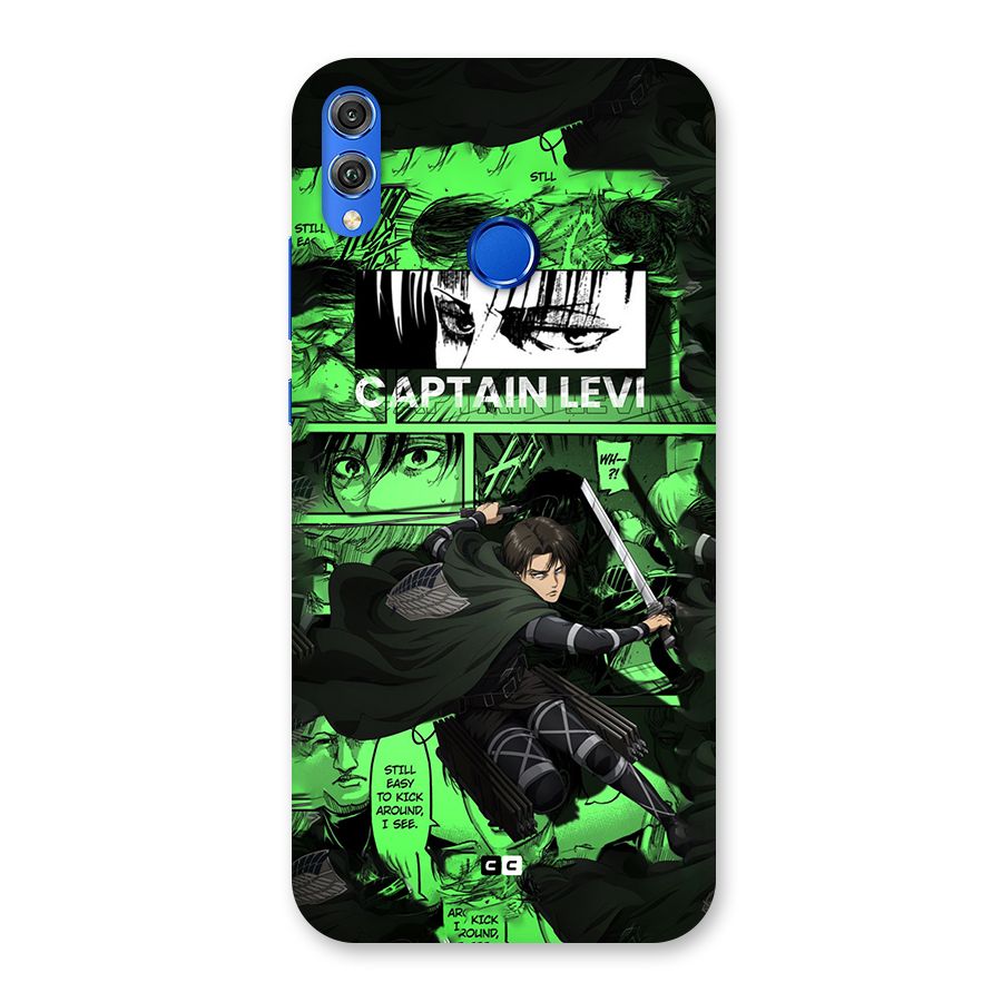 captain Levi Stance Back Case for Honor 8X