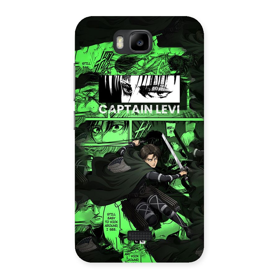 captain Levi Stance Back Case for Honor Bee
