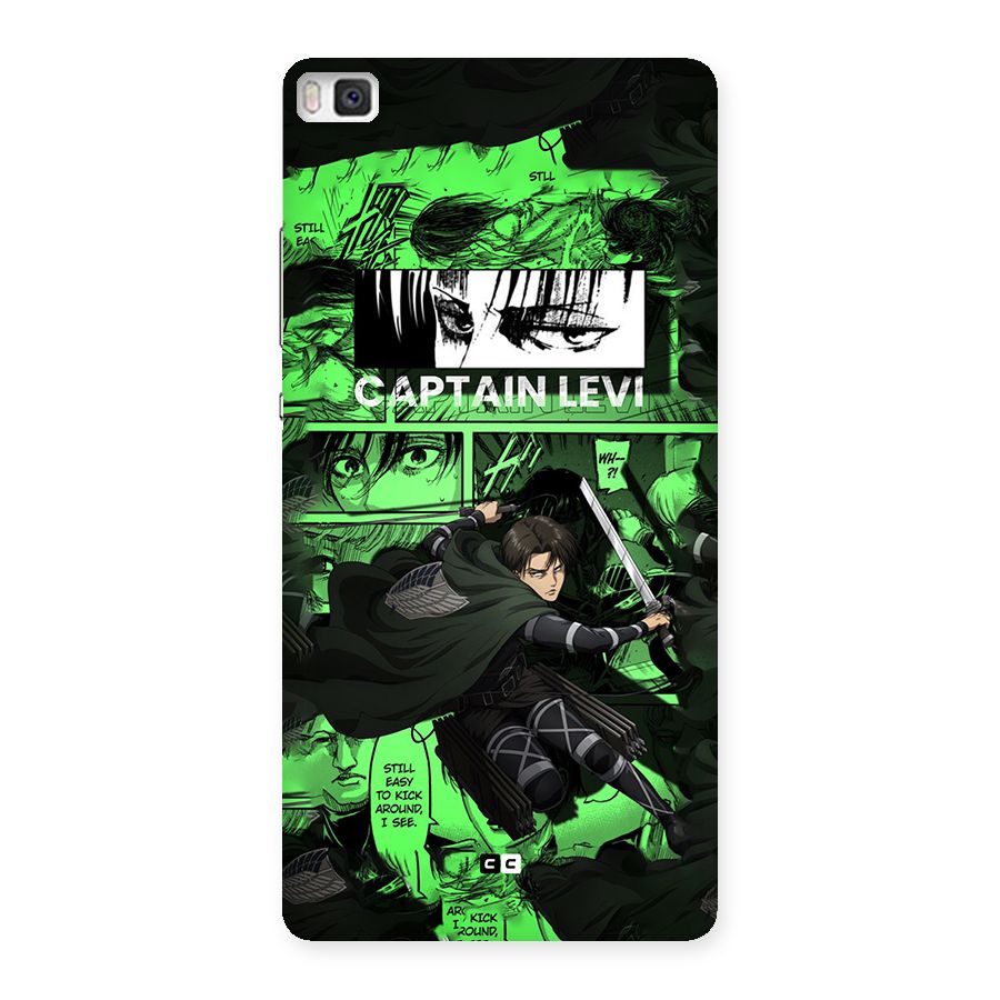 captain Levi Stance Back Case for Huawei P8