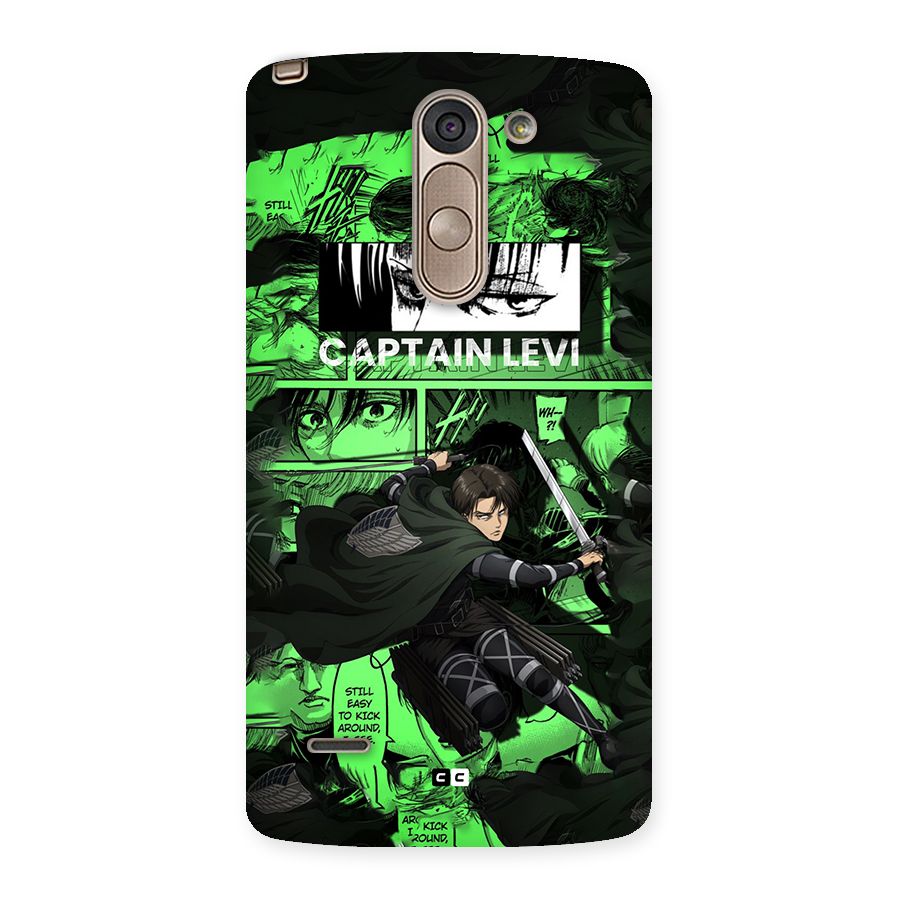 captain Levi Stance Back Case for LG G3 Stylus