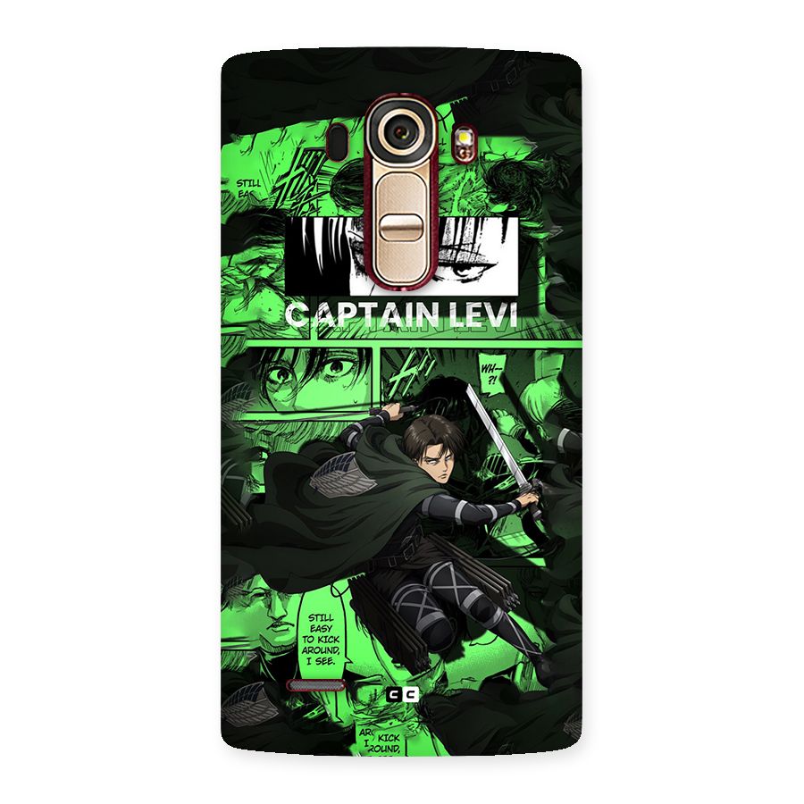 captain Levi Stance Back Case for LG G4