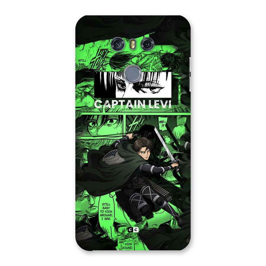 captain Levi Stance Back Case for LG G6