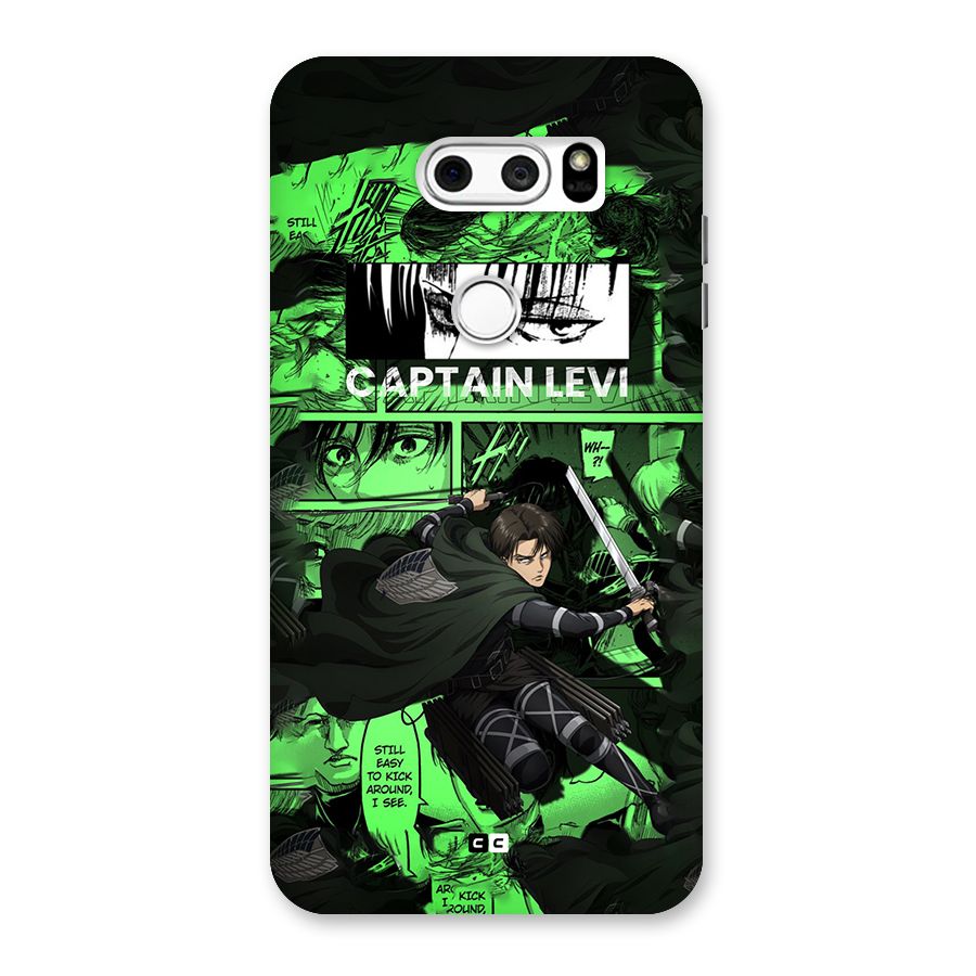 captain Levi Stance Back Case for LG V30