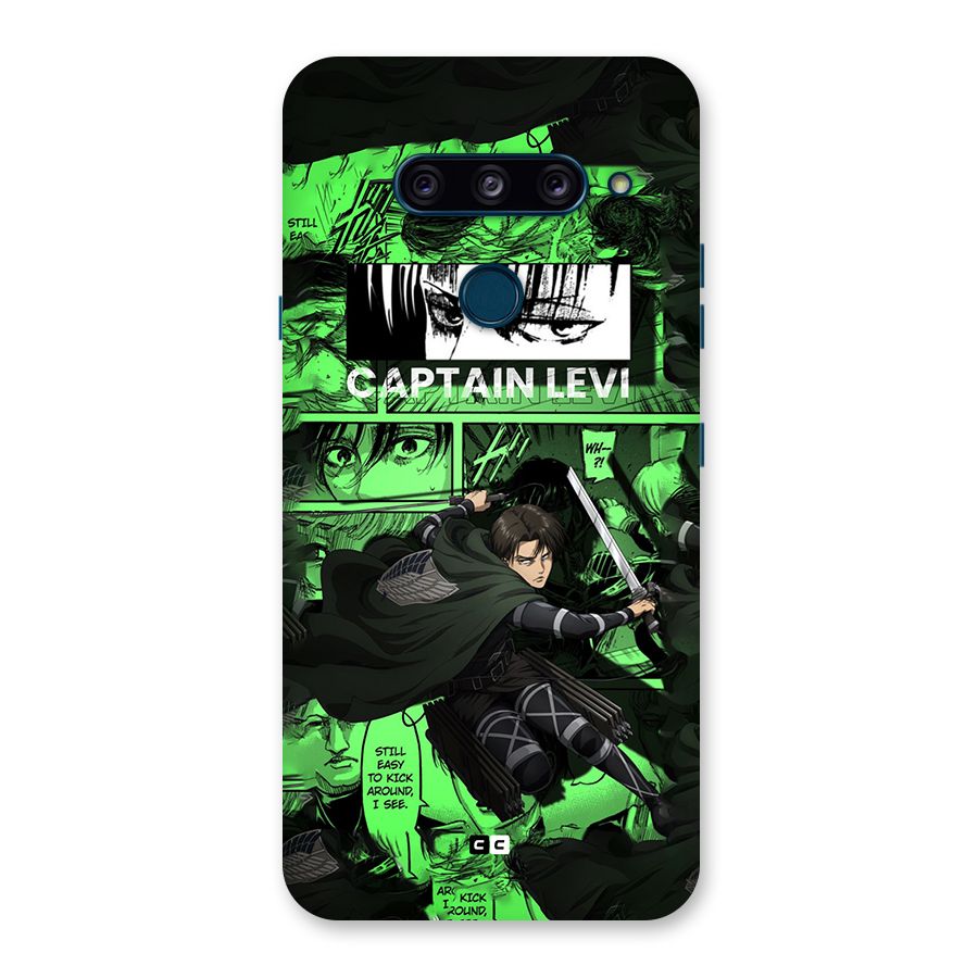 captain Levi Stance Back Case for LG  V40 ThinQ