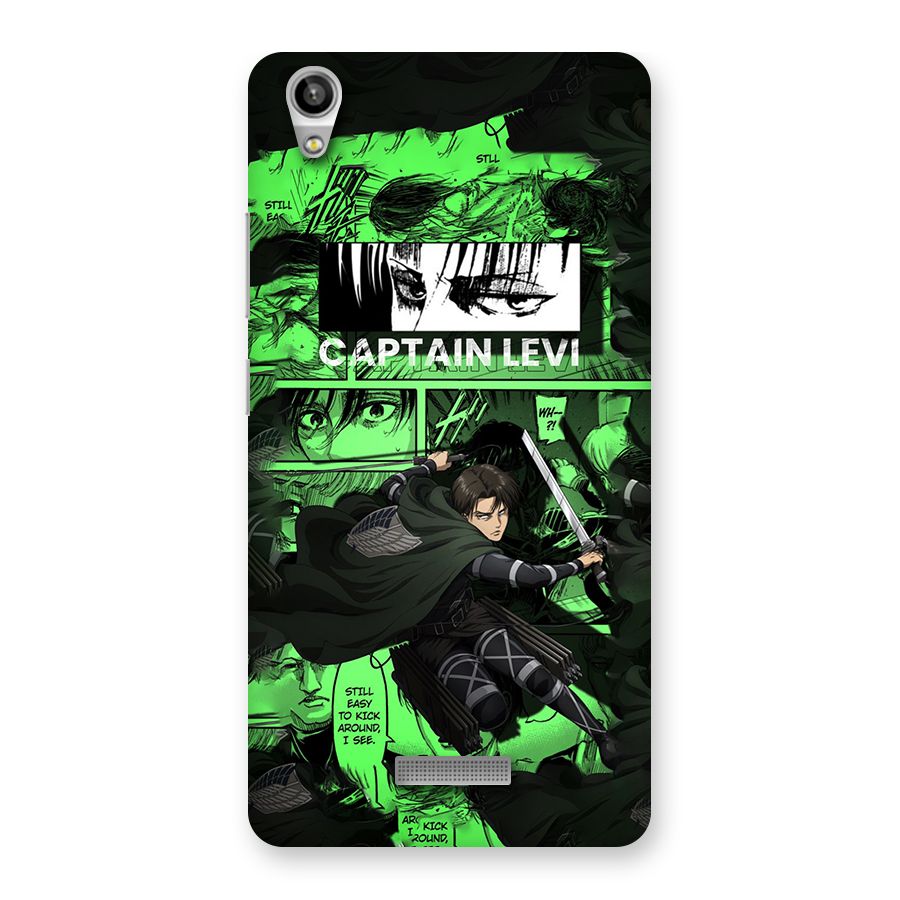 captain Levi Stance Back Case for Lava Pixel V1