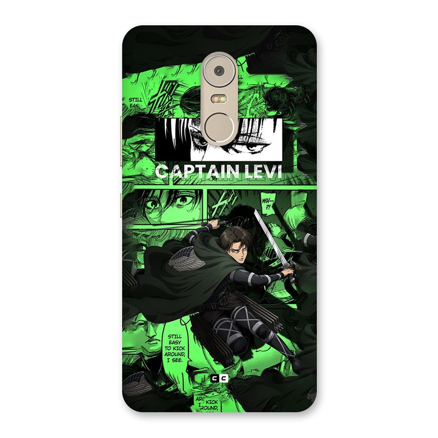 captain Levi Stance Back Case for Lenovo K6 Note