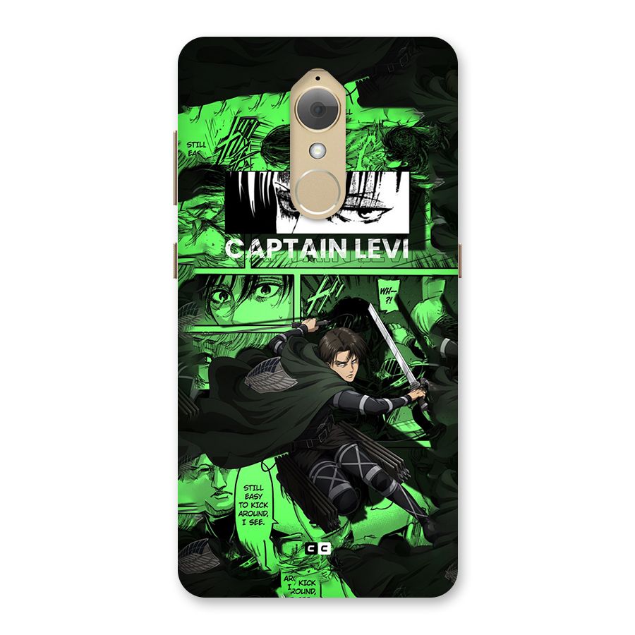 captain Levi Stance Back Case for Lenovo K8